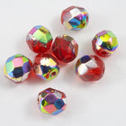6mm Ruby Vitrail Medium Fire Polished Bead-General Bead