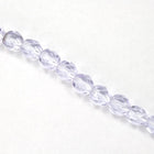 6mm Transparent Lilac Fire Polished Bead-General Bead