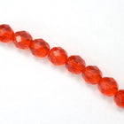 8mm Transparent Hyacinth Fire Polished Bead (25 Pcs) #GBF010-General Bead