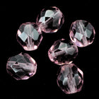 8mm Transparent Light Amethyst Fire Polished Bead (25 Pcs) #GBF013-General Bead