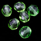8mm Transparent Peridot Fire Polished Bead (25 Pcs) #GBF017-General Bead