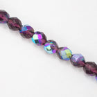 8mm Transparent Amethyst AB Fire Polished Bead-General Bead