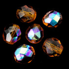 8mm Transparent Topaz AB Fire Polished Bead-General Bead