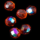 8mm Transparent Hyacinth AB Fire Polished Bead-General Bead