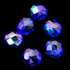 8mm Transparent Sapphire AB Fire Polished Bead-General Bead