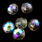 8mm Transparent Black Diamond AB Fire Polished Bead-General Bead