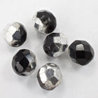 8mm Jet CAL Fire Polished Bead-General Bead