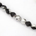 8mm Jet CAL Fire Polished Bead-General Bead