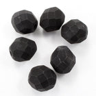8mm Matte Black Fire Polished Bead-General Bead