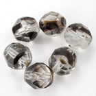 8mm Crystal/Tortoise Fire Polished Bead-General Bead