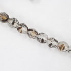 8mm Crystal/Tortoise Fire Polished Bead-General Bead