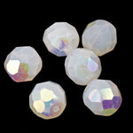 8mm Opal White AB Fire Polished Bead-General Bead