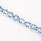 8mm Luster Light Montana Fire Polished Bead-General Bead