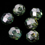 8mm Luster Olive Fire Polished Bead-General Bead