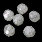 8mm Stone Matte Luster Mint Fire Polished Bead-General Bead