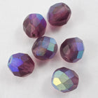 8mm Matte Amethyst AB Fire Polished Bead-General Bead