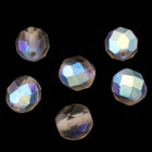 8mm Matte Black Diamond AB Fire Polished Bead-General Bead