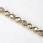 8mm Luster Smoke Grey Fire Polished Bead-General Bead