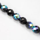 10mm Jet AB Fire Polished Bead-General Bead