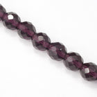 10mm Transparent Amethyst Fire Polished Bead-General Bead