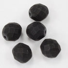 10mm Matte Black Fire Polished Bead-General Bead