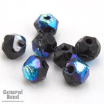 4mm Black AB English Cut Faceted Bead-General Bead