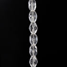 8mm x 12mm Crystal Faceted Oval Bead #GCD009