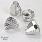 6.5mm x 6mm Crystal/ CAL Faceted Pear Bead-General Bead