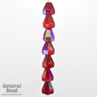 6.5mm x 6mm Ruby AB Faceted Pear Bead-General Bead