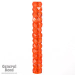 3mm x 6mm Transparent Orange Faceted Rondelle-General Bead