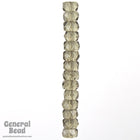 3mm x 6mm Transparent Black Diamond Faceted Rondelle-General Bead