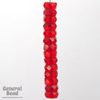 3mm x 6mm Transparent Light Siam Faceted Rondelle #GCH031-General Bead