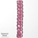 4mm x 8mm Transparent Amethyst Faceted Rondelle (12 Pcs) #GCI001-General Bead