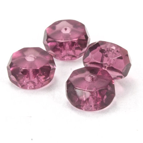 3mm x 6mm Transparent Amethyst Faceted Rondelle #GCH004