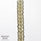 4mm x 8mm Transparent Black Diamond Faceted Rondelle (12 Pcs) #GCI014-General Bead