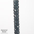 4mm x 8mm Transparent Montana Faceted Rondelle (12 Pcs) #GCI020-General Bead