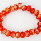 8mm x 12mm Copper Lined Flame Roller Bead #GCI105-General Bead