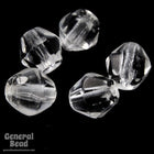 5mm Transparent Crystal Faceted Bicone-General Bead