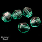 5mm Transparent Blue Zircon Faceted Bicone-General Bead