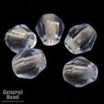 5mm Transparent Light Sapphire Faceted Bicone-General Bead