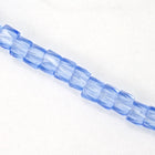 6mm Transparent Light Sapphire Fire Polished Crow Bead-General Bead