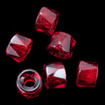 6mm Transparent Ruby Fire Polished Crow Bead-General Bead