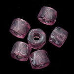 6mm Transparent Amethyst Fire Polished Crow Bead-General Bead