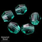 4mm Transparent Blue Zircon Faceted Bicone-General Bead