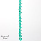 4mm Transparent Blue Zircon Faceted Bicone-General Bead
