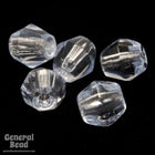 4mm Transparent Light Sapphire Faceted Bicone-General Bead
