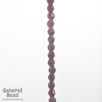 4mm Transparent Garnet Faceted Bicone-General Bead
