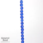 4mm Transparent Sapphire Faceted Bicone-General Bead