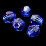 5mm Transparent Sapphire Faceted Bicone #GCJ010