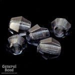4mm Transparent Montana Faceted Bicone-General Bead